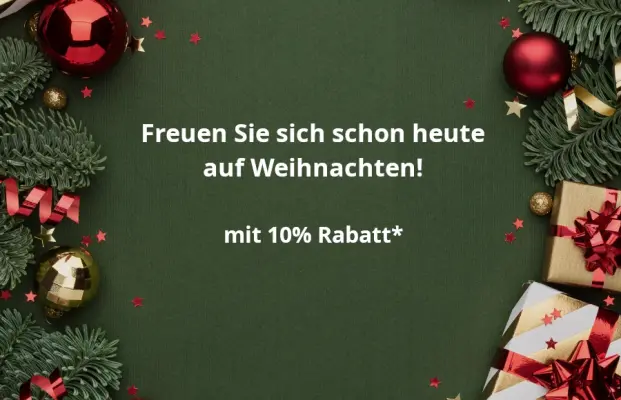 Weihnachten entspannt genießen! - Weihnachten entspannt genießen – mit 10 % Rabatt und pünktlicher Lieferung!