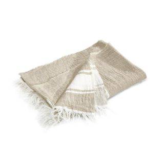 The Belgian Towel Fouta 110x180 cm Flax stripe