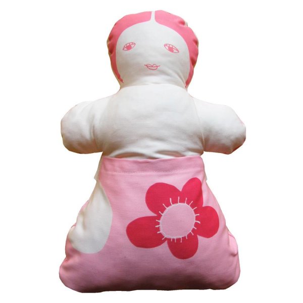 Ingegerd Kuschelkissen Puppe 24x38 cm rosa