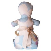 Ingegerd Kuschelkissen Puppe 24x38 cm blau