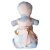 Ingegerd Kuschelkissen Puppe 24x38 cm blau
