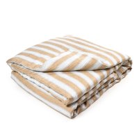 Leinen Bettbezug Maora 200x200cm Stripe
