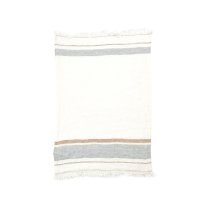 The Belgian Towel Fouta 110x180 cm Oyster Stripe