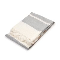 The Belgian Towel Fouta 110x180 cm Ash Stripe