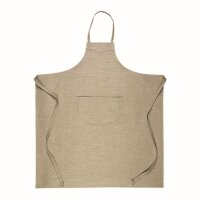 Bistro Leinen Schürze 100x110cm, Flax