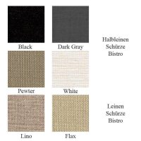 Bistro Leinen Schürze 100x110cm, Flax