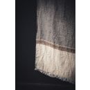 The Belgian Towel Fouta 110x180 cm Beeswax stripe