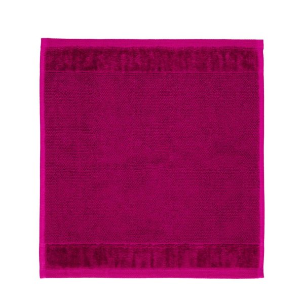 Möve Bamboo Luxe Uni Seiftuch, 30x30 cm, berry