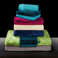 Möve Bamboo Luxe Uni Seiftuch, 30x30 cm, stone