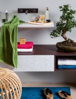 Möve Bamboo Luxe Uni Handtuch, 50x100 cm, snow