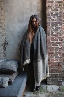 Jules Plaid 130x220 cm Black herringbone