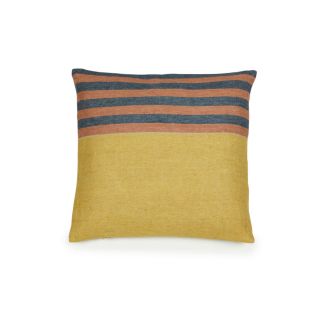 The Belgian Pillow Deko Kissenbezug 50x50 cm - Red Earth Stripe