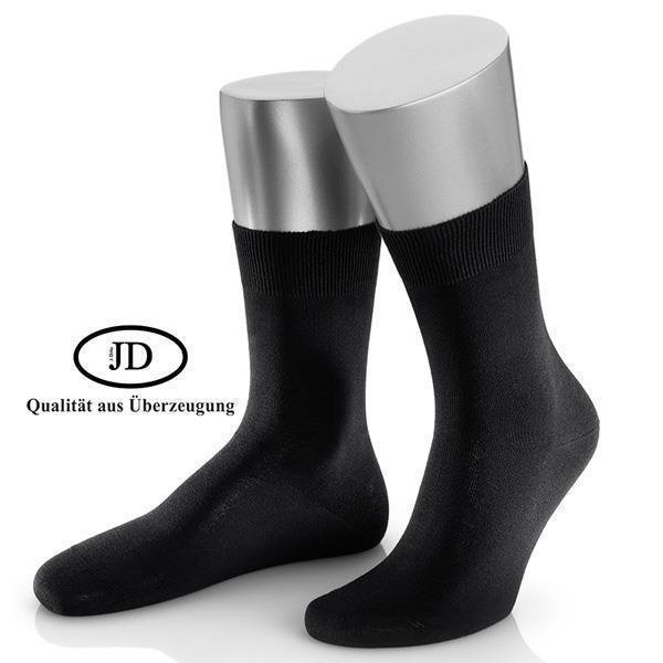 Komfort Socke UNI fein "Middle" schwarz 38/39