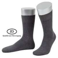 Komfort Socke UNI fein "Middle" schwarz 38/39