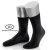 Komfort Socke UNI fein "Middle" schwarz 38/39