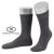 Komfort Socke UNI fein "Middle" schwarz 38/39