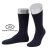 Komfort Socke UNI fein "Middle" schwarz 38/39