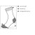 Komfort Socke UNI fein "Middle" schwarz 38/39