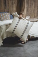 Auburn Leinen Deko Kissenbezug 63x63 cm Stripe