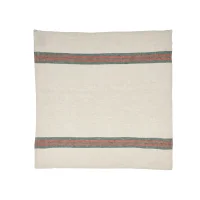 Dock Leinen Geschirrtuch 70x70 cm Green stripe von Libeco