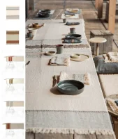 The Belgian Table Throw - Leinen Tischwäsche von Libeco