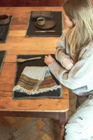 The Belgian Table Throw - Leinen Serviette 43x43 cm Hillside