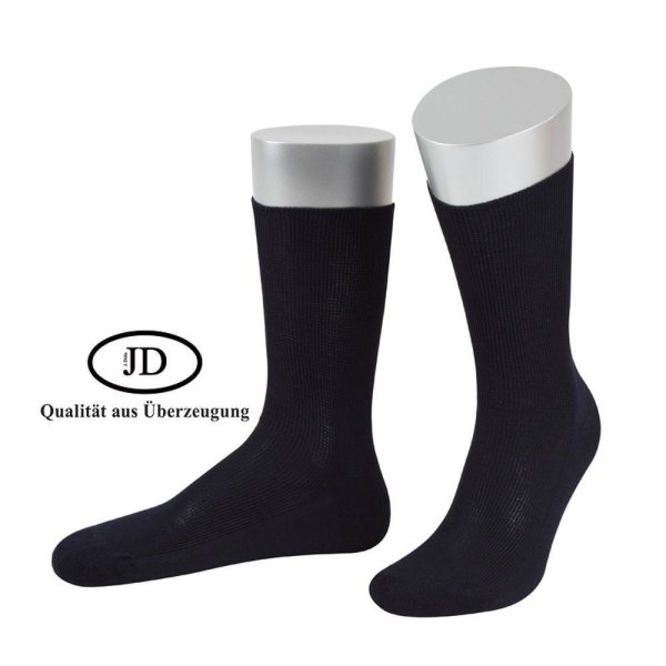 Baumwollsocke "MIDDLE" mit Frottee marine 38/39